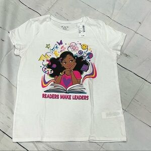 The Children's Place White Tee with Colorful Design